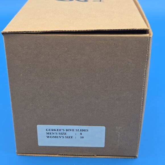 Gurkee’s After Dive Slide Sandals Men’s 8 Women’s 10 Black Scuba New Box USA main image 6